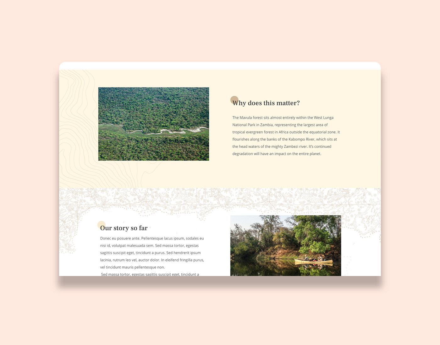 Charity Website using Squarespace