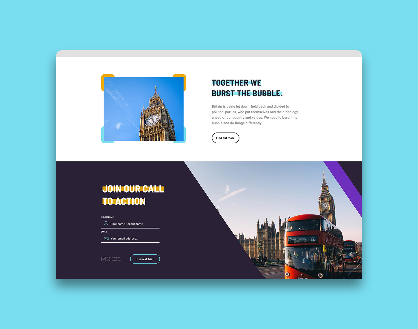 non profit squarespace website design